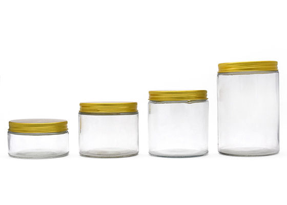 Wide Mouth Straight Sided Airtight Glass Jars Canning Preserving With Lids