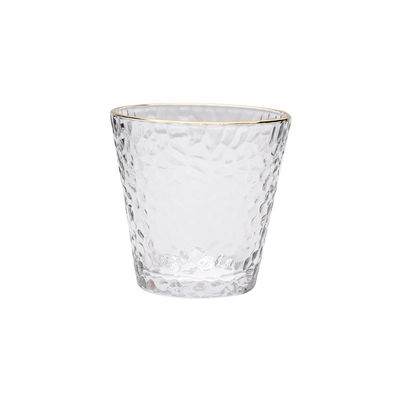 Non Slip Cadmium Free 300ml Glass Drinking Juice Cups