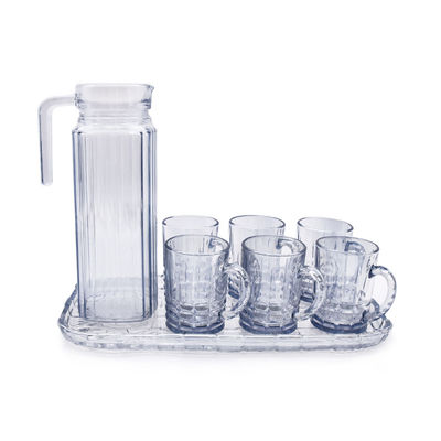 Hotel Silicone Cap 1000ml 200ml Glass Cold Kettle