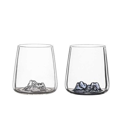 Mountain Shaped Whisky Glass Cup high borosilicate 400ml