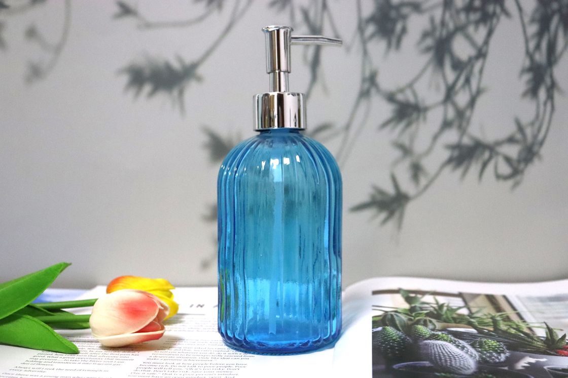 Durable Reusable Glass Soap Dispenser Bottles for Hotel Bathroom Occasion Glass