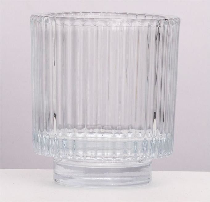 300ml Round Thick Glass Votive Holders for Wedding Base Party and Home Decor