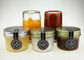 4 Oz Wide Mouth Glass Jars / Wide Mouth Preserving Jars Clear Color