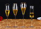 Fancy Clear Long Stem Wine Glasses / Colored Crystal Wine Glasses