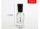 Small Cute Clear Cosmetic Bottles Clear Color Plastic Screw Cap
