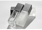 Clear 30ml Square Cosmetic Glass Bottles For Frost Liquid Foundation