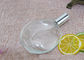 100ml Refillable Cosmetic Glass Bottles , Flat Round Empty Perfume Bottles