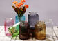 Wedding Decorative Glass Vases / Glass Flower Vases Elegant Feature