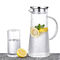 High Borosilicate Clear Glass Water Pitcher / Glass Water Filter Pitcher