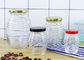 4 Oz Honey Jars Transparent Spiral Storage Tank High Borosilicate Glass