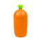300ml Cartoon Shaped Kids Glass Water Bottle , Glass And Silicone Water Bottle