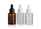 Frosted Clear Amber Serum Glass Essential Oil Bottles 30ml Dropper Bottle
