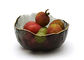 Irregular Shape Empty Glass Jars Frosted Salad Bowl Decorative Crystal Fruit Bowl
