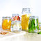Stainless Steel Buckle Sealing Glass Storage Jar Round Square Food Tea Honey Bottle