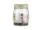 Transparent Lid High White Glass Sealable Glass Jars For Seasonings