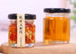 Seasoning Pickle Empty Sealable Glass Jars Round Shape Transparent Color