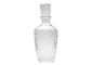 Embossed Diamond Empty Glass Wine Bottles Storage Seal Decanter 400 - 700ml Capacity