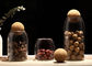Ball Cork Lid Borosilicate Glass Jar Unique Clear Storage 500ml 800ml 1200ml