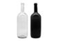 750ml Frosted Glass Wine Bottles Vodka Glass Bottles With Screw Cap OEM ODM