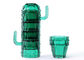 Creative Water Drinking Glass Cup Green Cactus Shape Cup Set Eco - Friendly