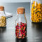 Cork Closure Borosilicate Glass Food Storage Jars