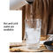 Beverage 450ml Borosilicate Glass Straw Coke Cups