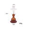 LFGB Inhale Straight Borosilicate Glass Water Pipe Pot