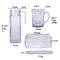 Hotel Silicone Cap 1000ml 200ml Glass Cold Kettle