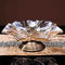 Luxury Decorative Handmade Bronze Glass Fruit Bowl