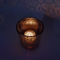 SGS Frosted Nordic Leopard Print Glass Candle Holder