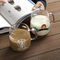 Decal Paper Custom Made Glass Cups 400ml For Coffee Milk Juice Tea