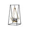 Modern Minimalist Wind Cradle Hanging Candle Holders With Metal Frame