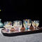 Gilt Craft Unreal Color Glass Small Tea Cup 80ml 120ml