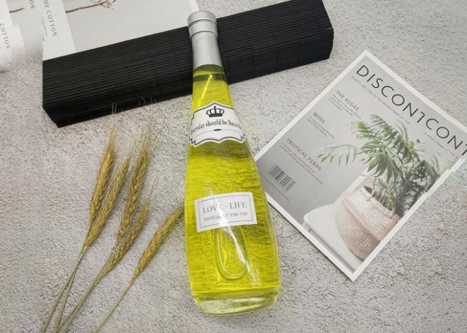 330ml 500ml Glass Whiskey Bottle / Elegant Clear Glass Wine Bottles