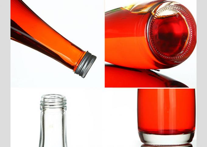 330ml 500ml Glass Whiskey Bottle / Elegant Clear Glass Wine Bottles