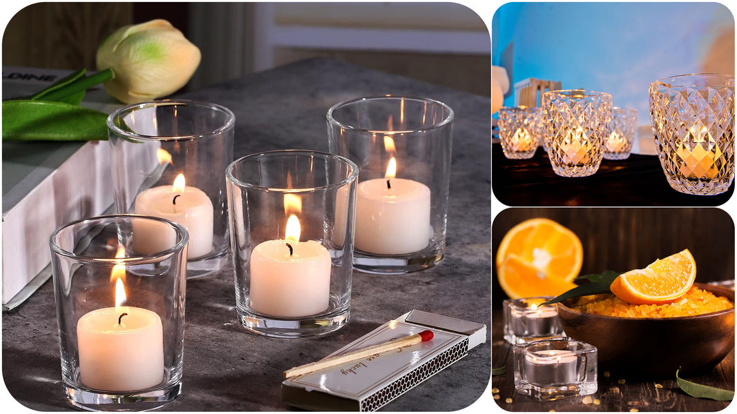 Glass Votive Candle Holders
