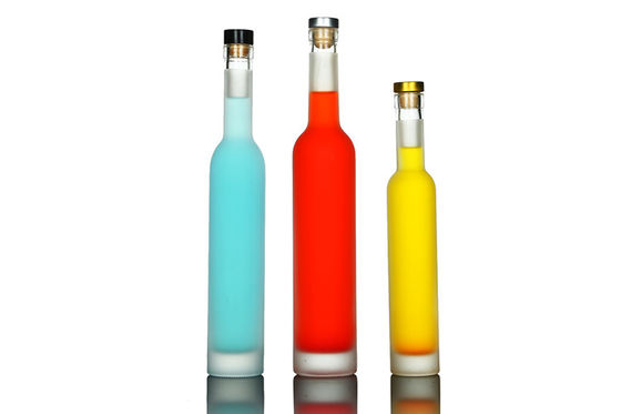 Colored Glass Wine Bottles High White Glass Fashionable Appearance