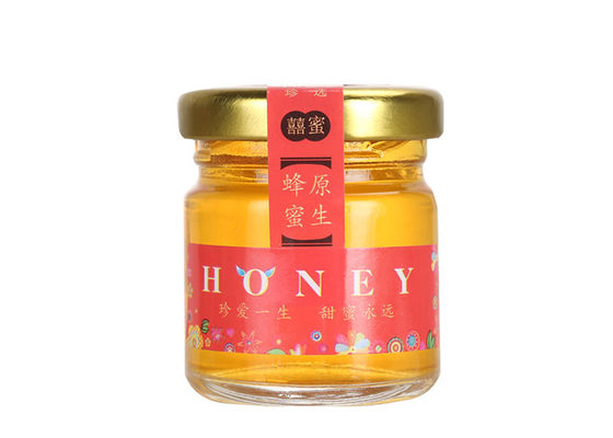 Mini Glass Honey Jars , Empty Honey Bottles 25ml 35ml 75ml 100ml