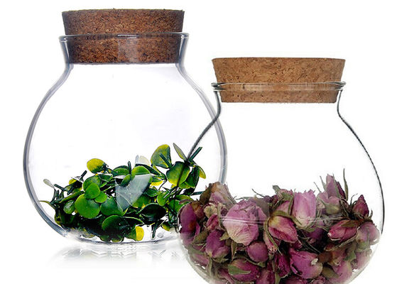 Kitchen Storage Empty Glass Jars 50ml - 480ml Capacity Hexagon Shape