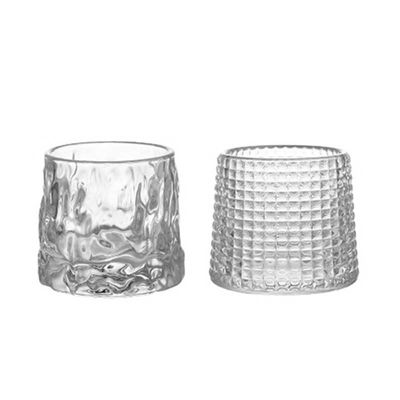 Borosilicate Clear Cylinder Crystal Whisky Glass Cup 170ml
