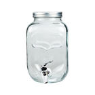 Customized Glass Beverage Dispenser With Spigot 5L Glass Water Dispenser