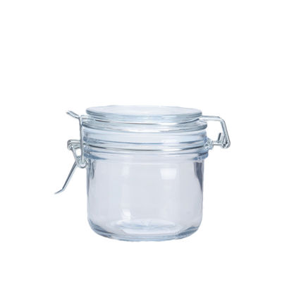 200ML Wide Mouth Empty Glass Jars With Lids for Food Storage