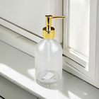 Lotion Glass Soap Dispenser Bottles Smooth 500ML Glass Hand Soap Bottles