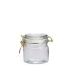 16oz Airtight Glass Canisters Glass Storage Jars With Clamp Lids