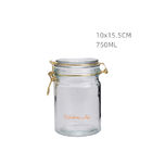 Premium Empty Glass Jars Crystalline 750ML Sauce Glass Container