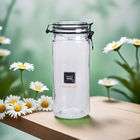 Kitchen Empty Glass Jars 1.5L Glass Food Storage Canister With Clip Lid