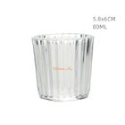 80ML Tealight Glass Votive Candle Holders For Wedding Table Centerpiece