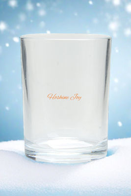 Transparent Empty Glass Candle Holders 320ML Glass Candle Making Jars