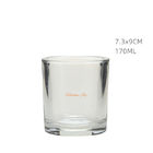 Decor Holiday Glass Votive Candle Holders 170ML Volume Customized