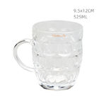 Freezer Clear Beer Glasses Mug Personalized 16 Ounces Capacity